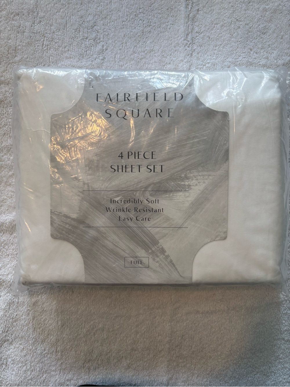 White 4-Piece Sheet Set - Full